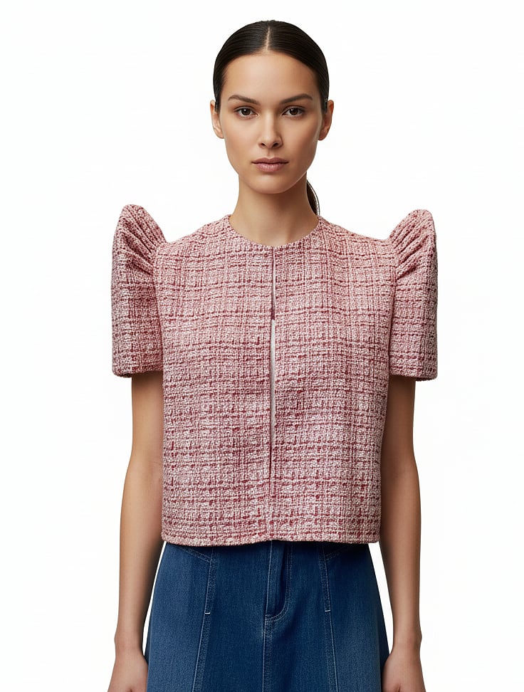 Tweed Bolero Terno