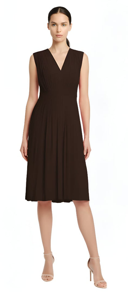 V Pleat Dress