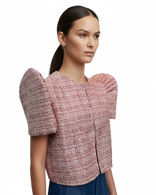 Tweed Bolero Terno