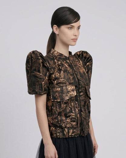 Bomber Filipiniana Jacket
