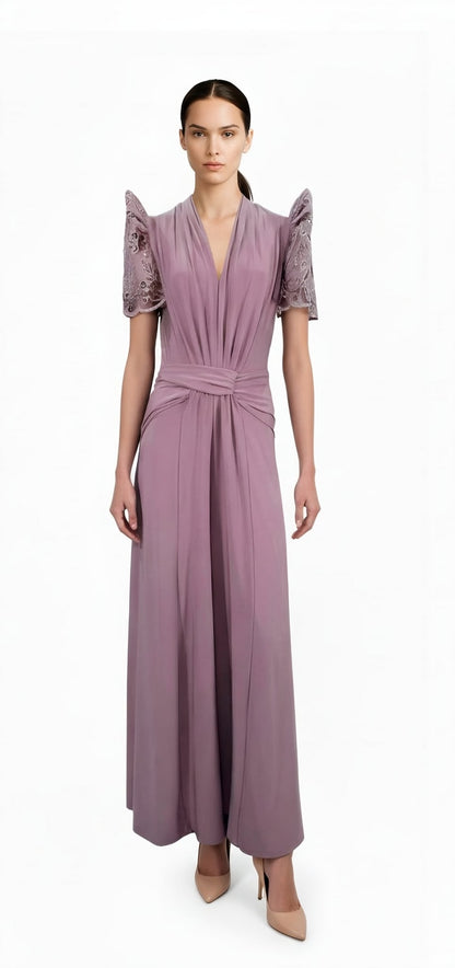 Drape Maxi Terno Dress