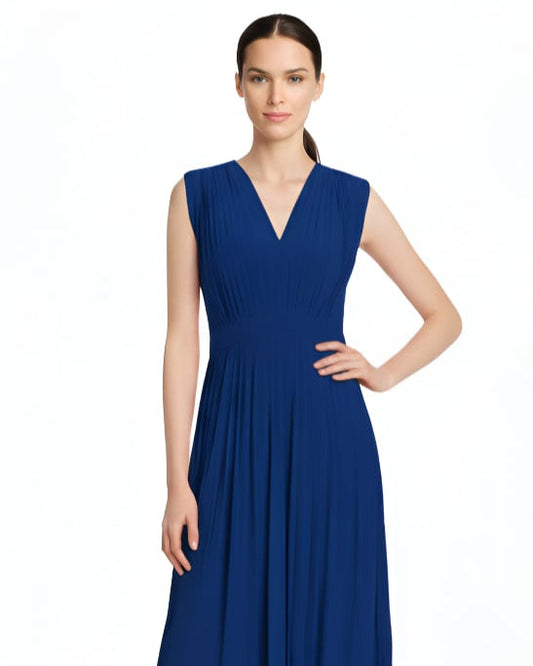 V Pleat Dress