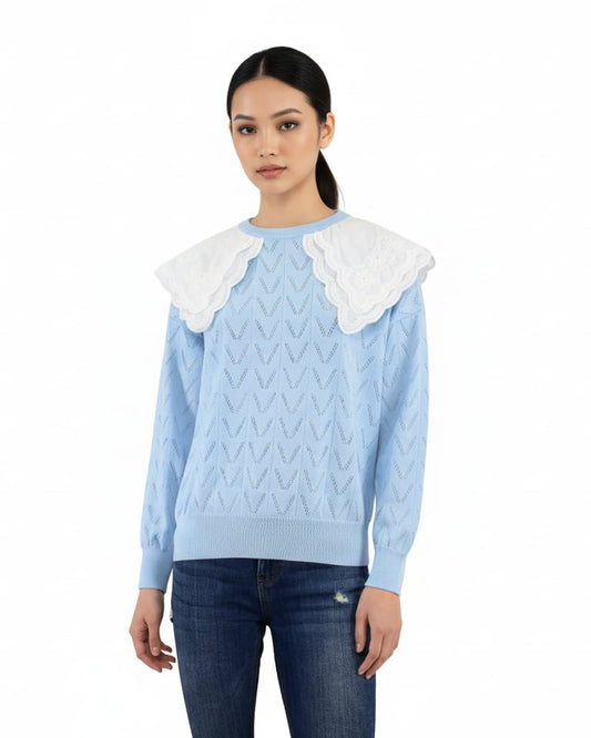 Peterpan Sleeve Sweater