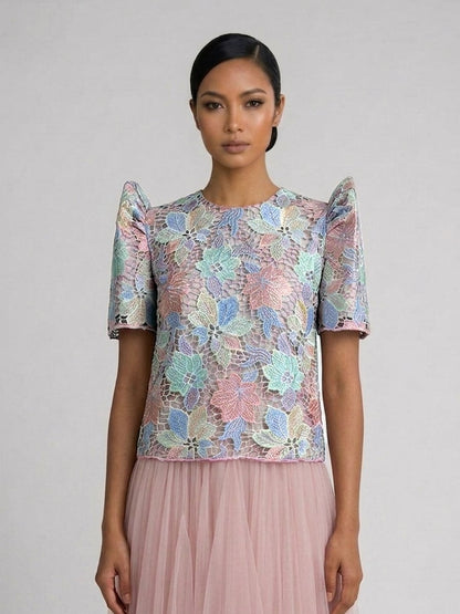 Pastel Roundneck Terno Top