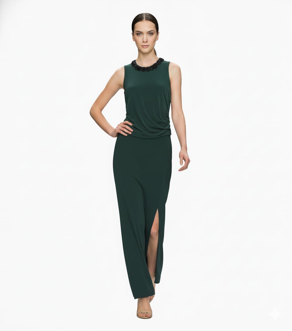 Maxi Dress with Sequins