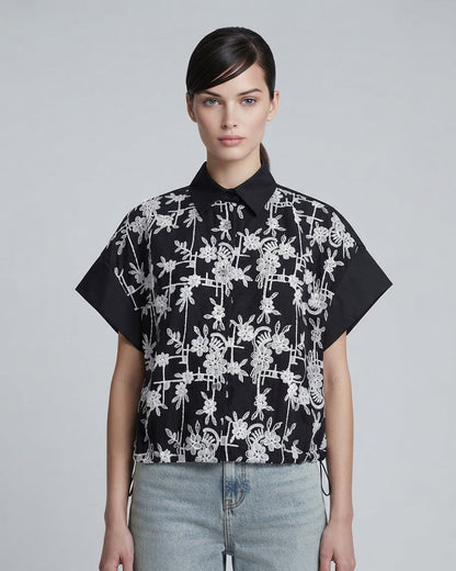 Embroidered Buttondown