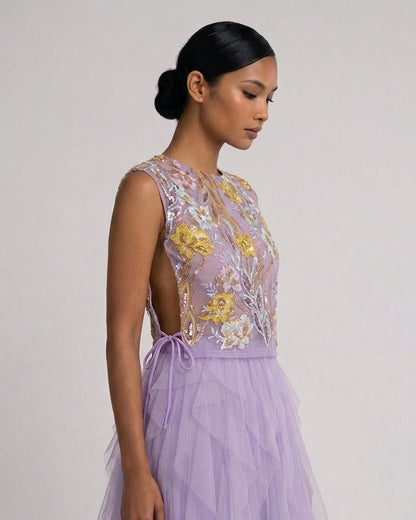 Beaded Tie Side