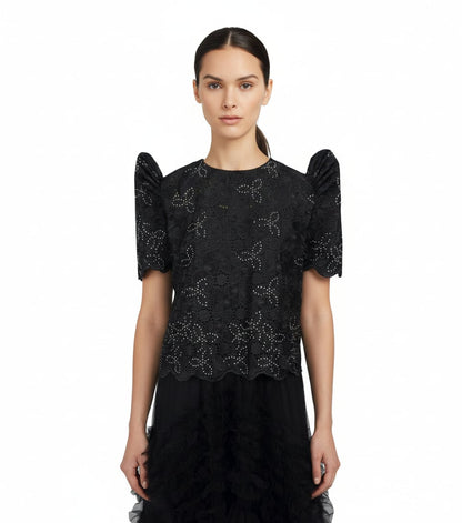 Roundneck Lace Terno Top