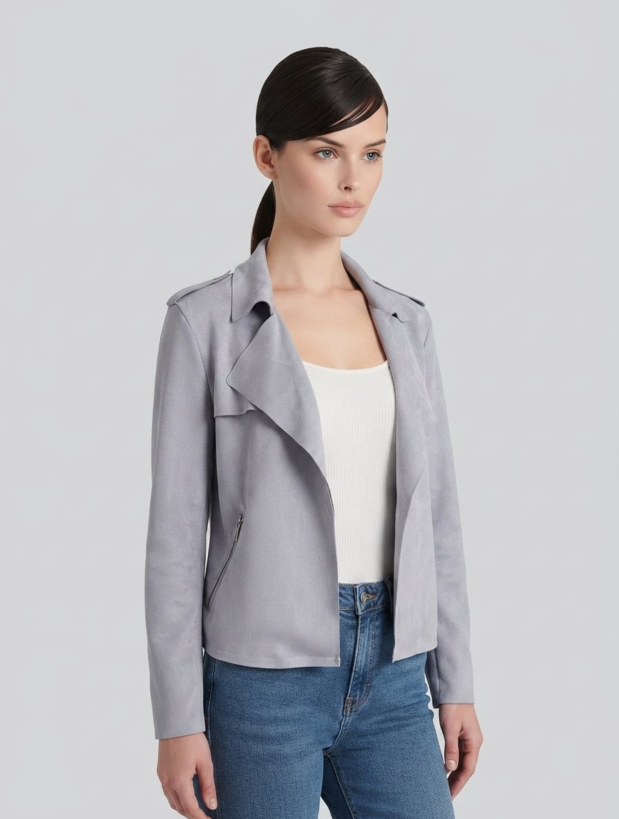 Brushed Suede Jacket