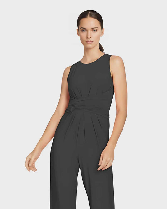 Sleeveless Wrap Jumpsuit