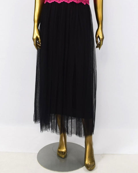 Black Maxi Tulle Skirt