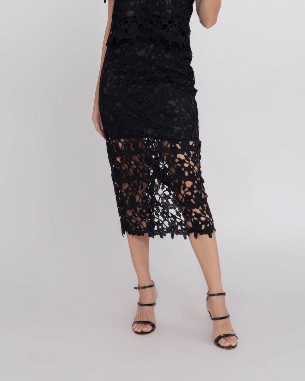 Lace Pencil Skirt