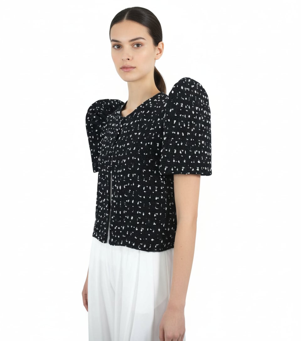 Tweed Bolero Terno