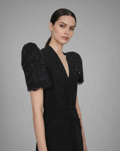 Drape Maxi Terno Dress